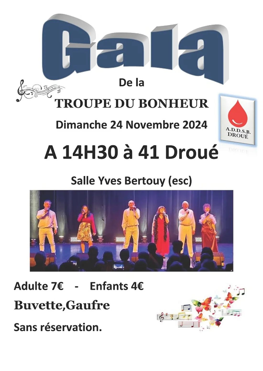 DROUÉ (41) - Gala de la Troupe du Bonheur