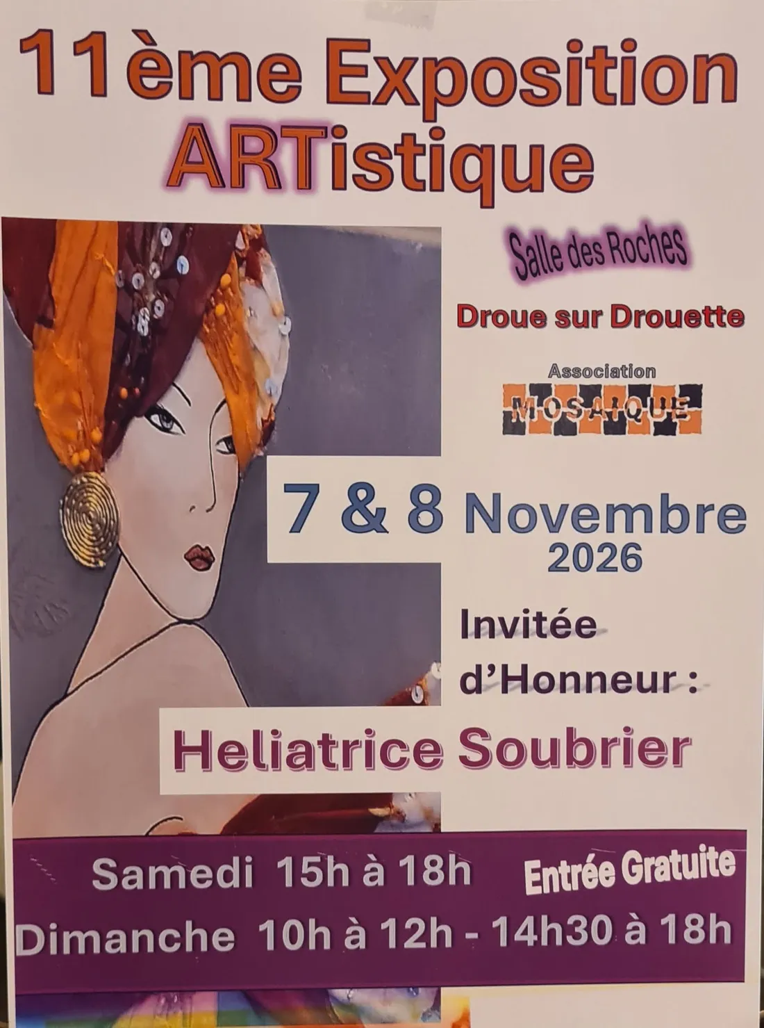 DROUE-SUR-DROUETTE - 11e exposition artistique