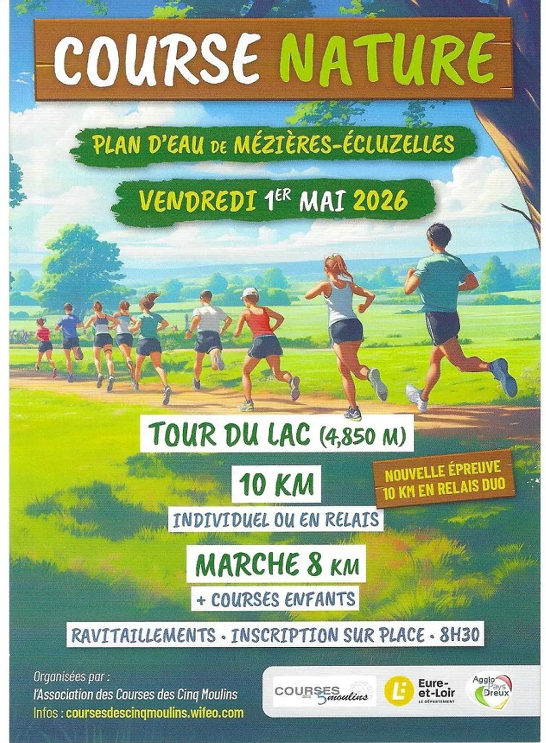 ÉCLUZELLES - Course nature