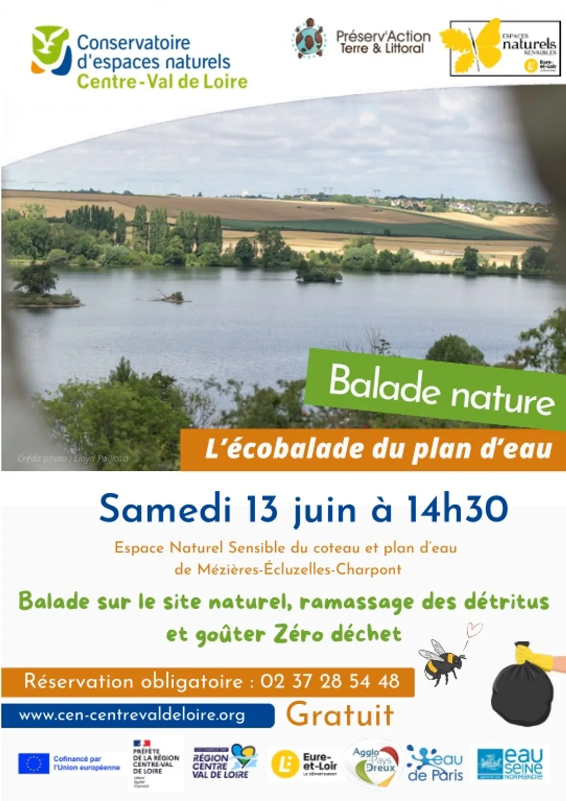 ÉCLUZELLES - Éco-balade : "Offrez-vous une balade autour du plan d'eau,
