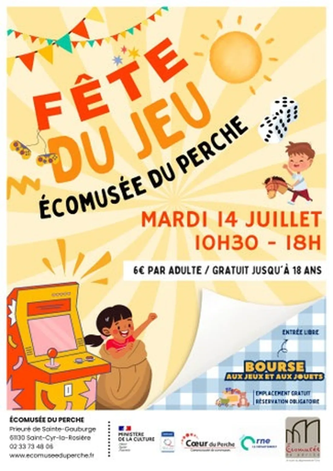 SAINT-CYR-LA-ROSIÈRE (61) - Fête du jeu à l’Écomusée