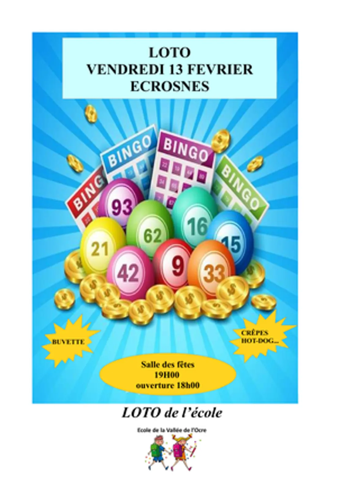 ÉCROSNES - Loto de l'école