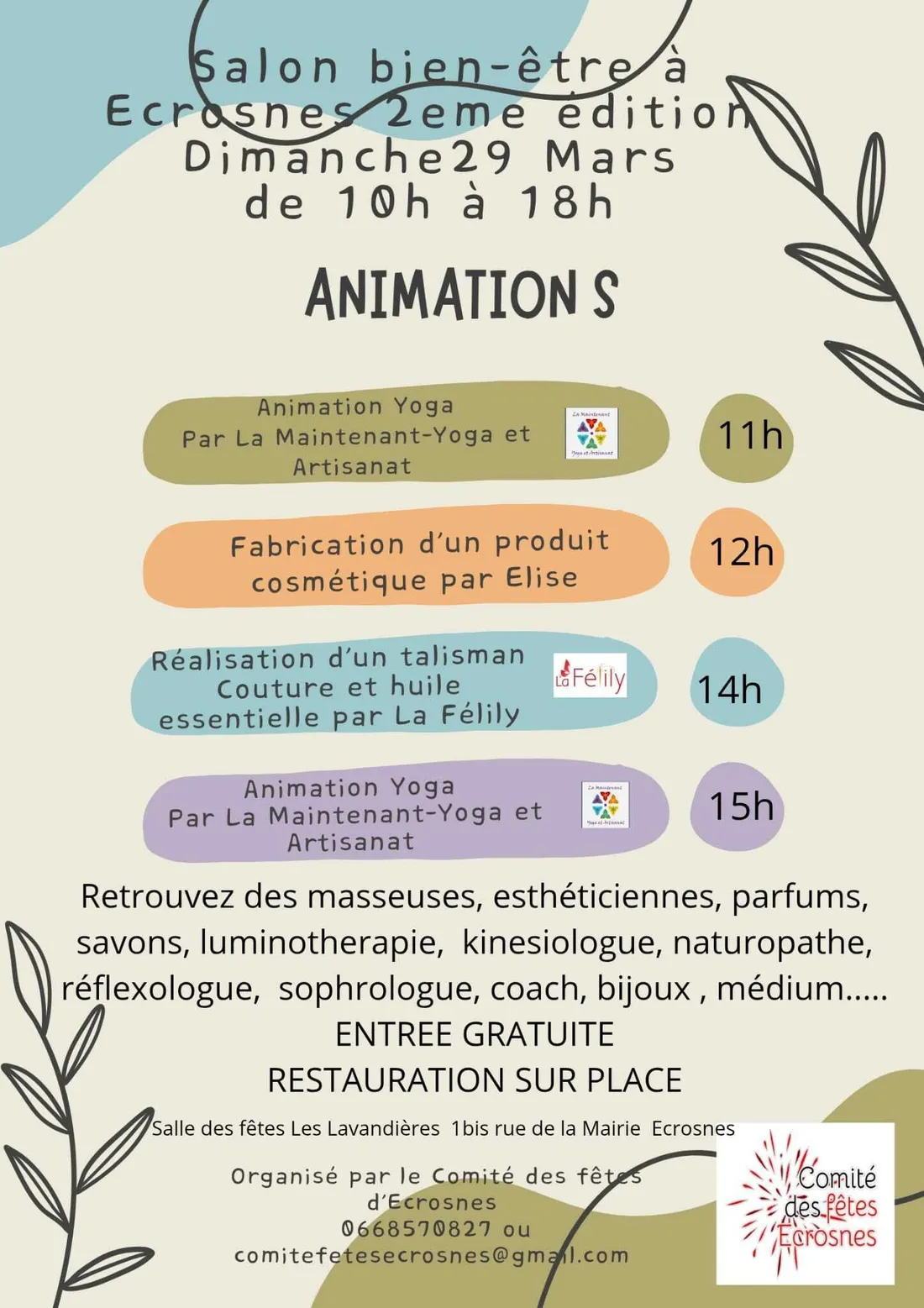 ÉCROSNES - Salon bien-être