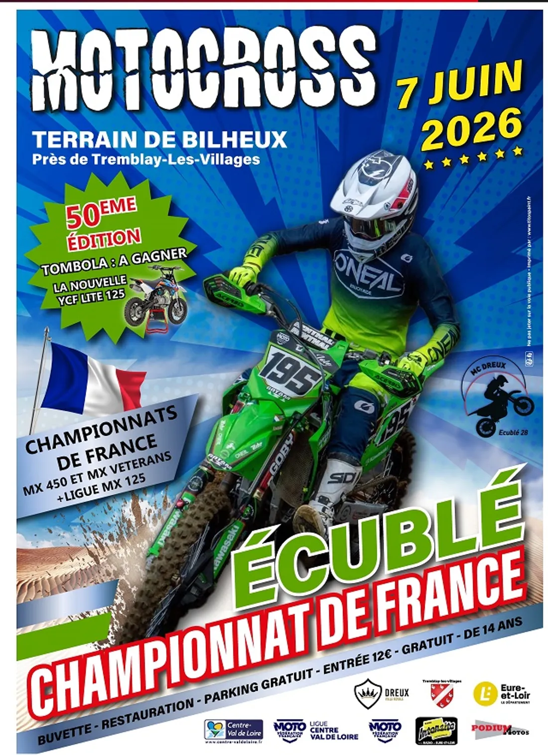 ÉCUBLÉ - Championnat de France de motocross
