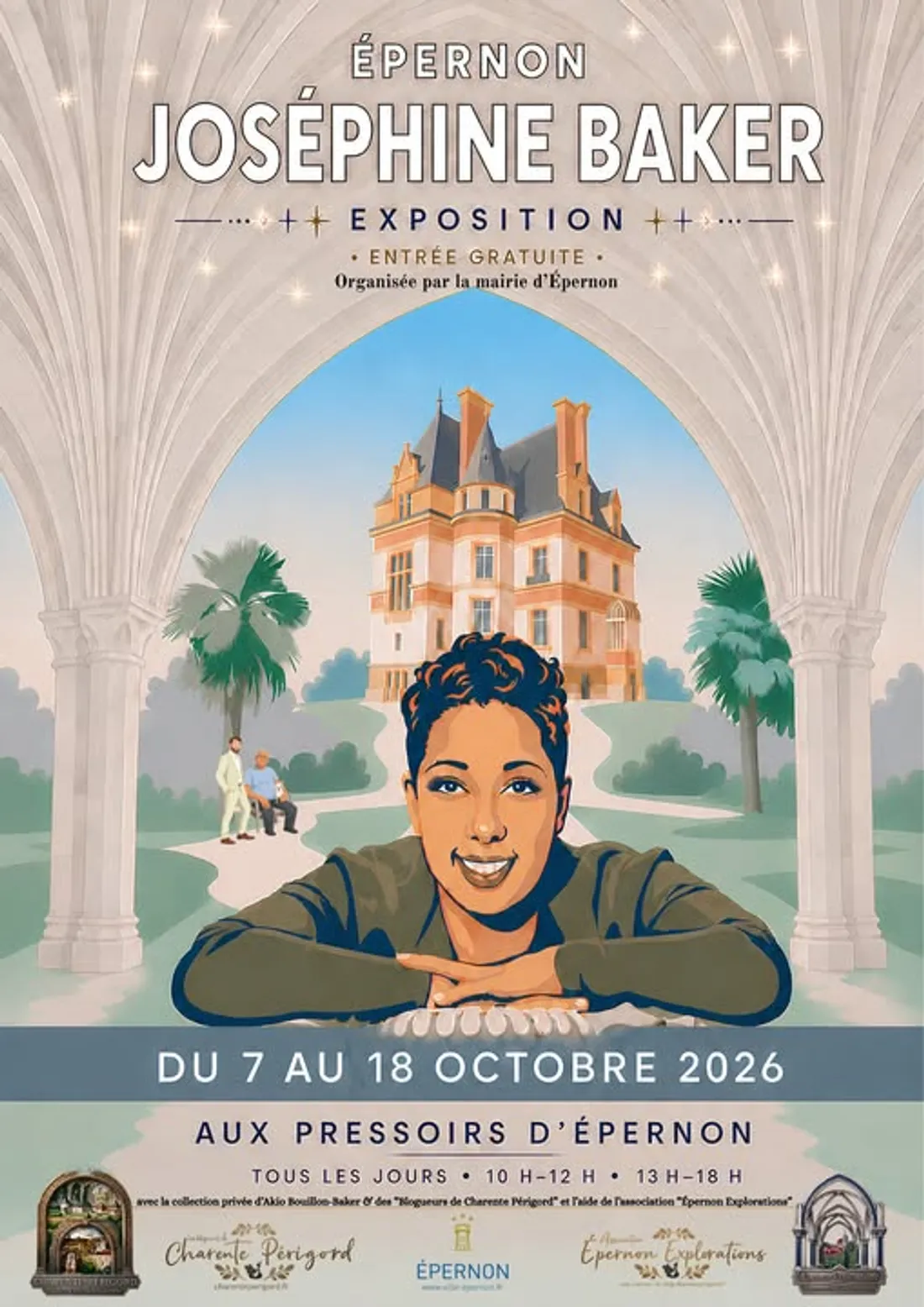 ÉPERNON - Exposition : Joséphine Baker
