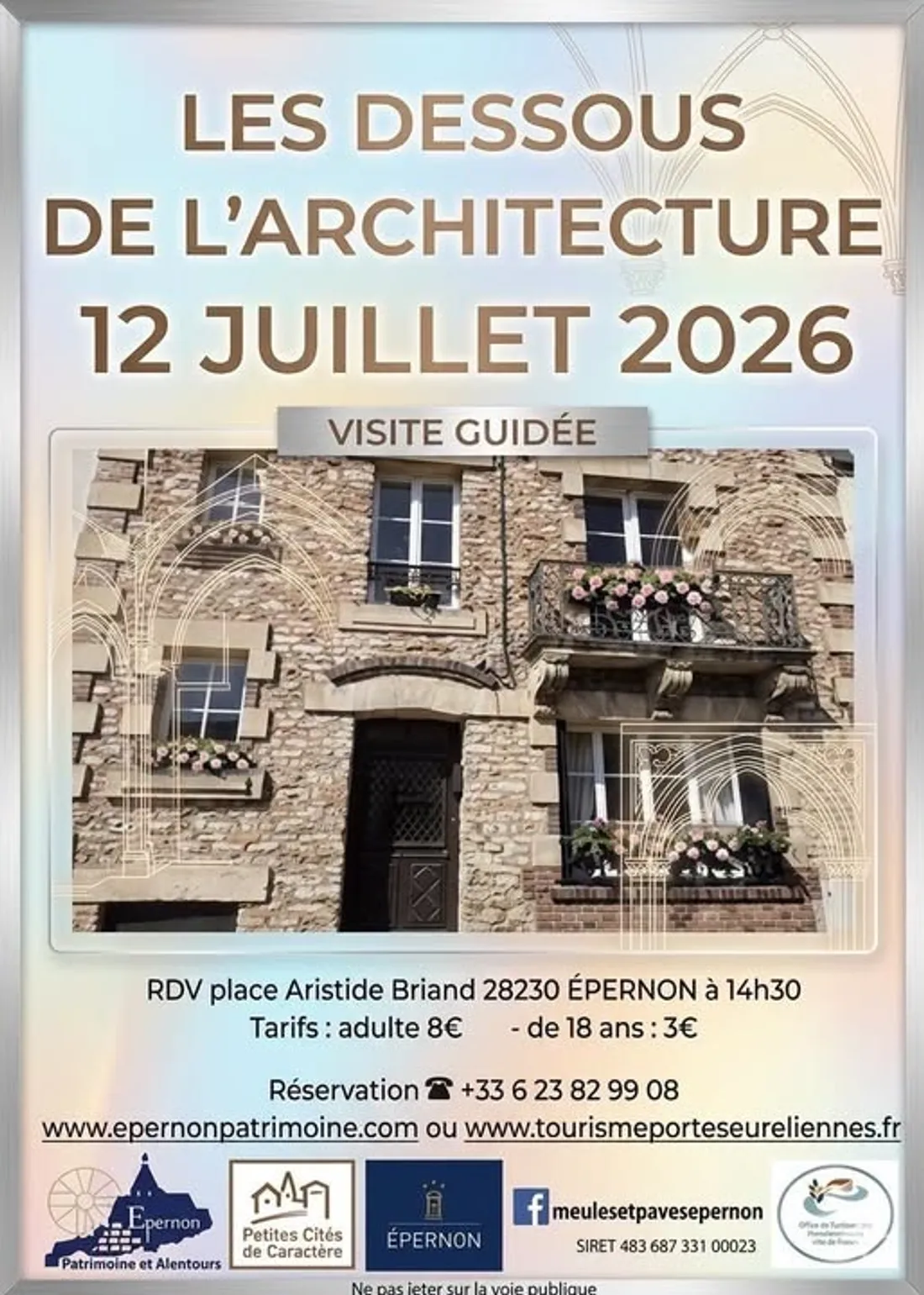 ÉPERNON - Visite guidée : les dessous de l'architecture