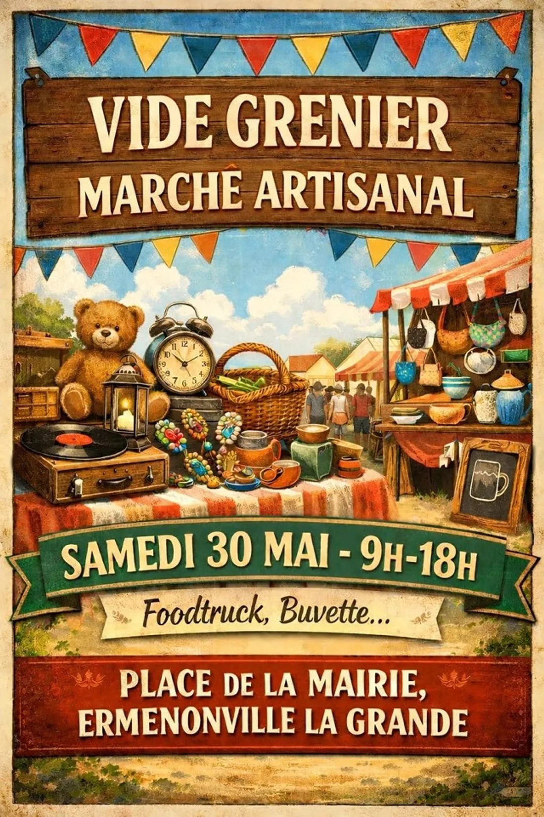 ERMENONVILLE-LA-GRANDE - Vide-greniers et marché artisanal