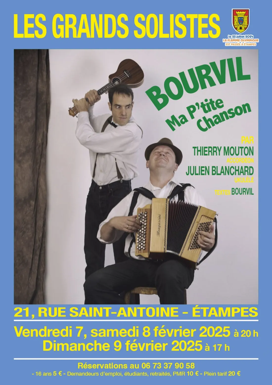 ÉTAMPES (91) - « Ma P’tite Chanson », un air de Bourvil