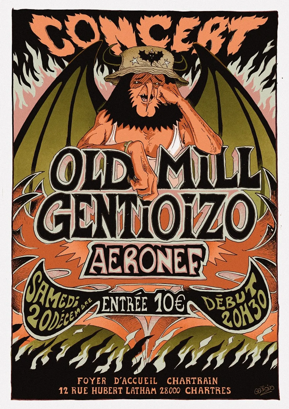 CHARTRES - Concert : Old Mill / Gentioizo