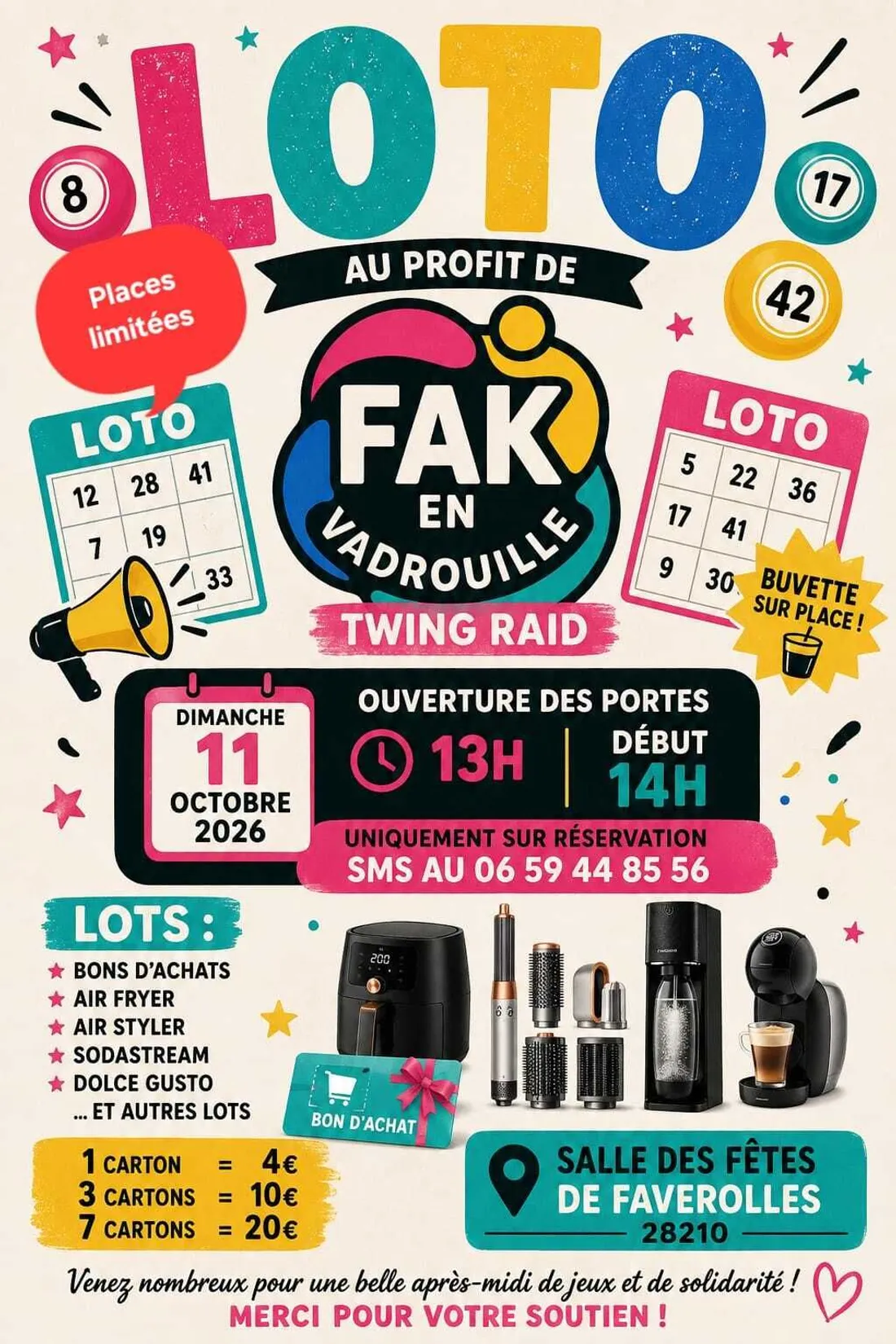 FAVEROLLES - Loto Fak en Vadrouille