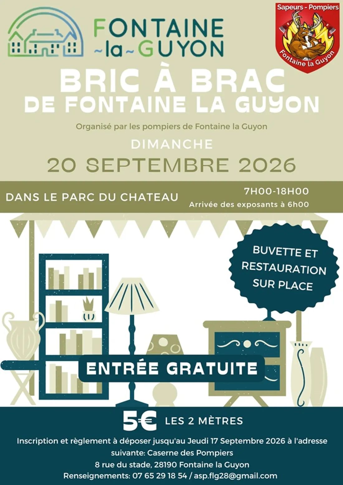 FONTAINE-LA-GUYON - Bric-à-brac des pompiers