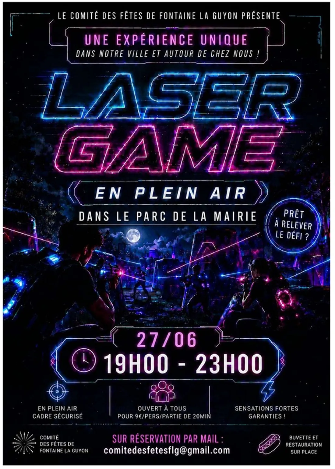 FONTAINE-LA-GUYON - Laser game en plein air