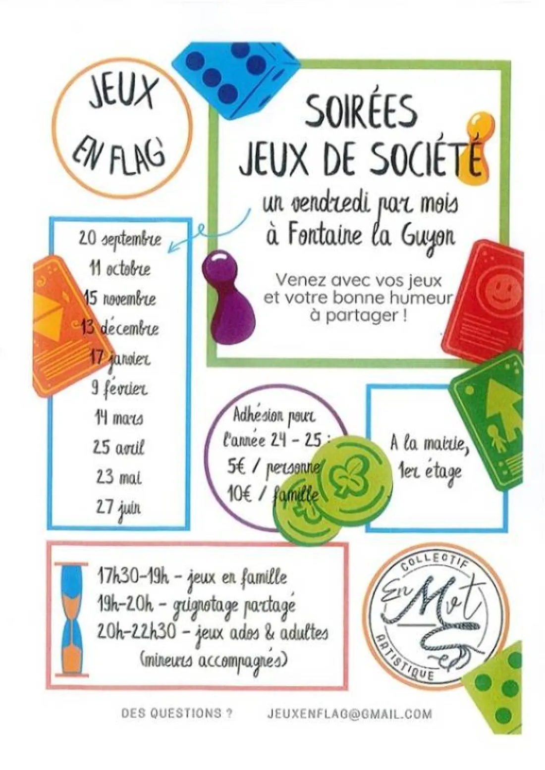 FONTAINE-LA-GUYON - Soirée jeux de société