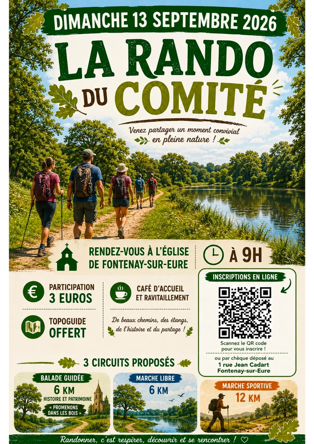 FONTENAY-SUR-EURE - La Rando du comité