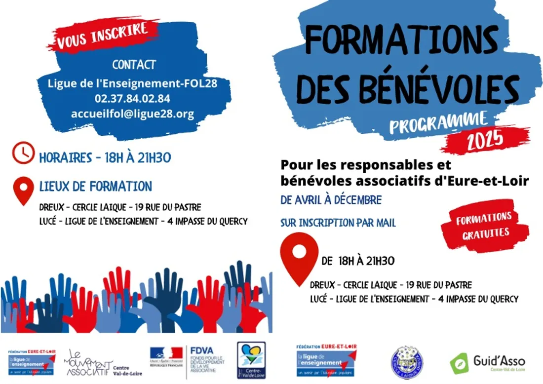 Formation des bénévoles ligue de l'enseignement 2025