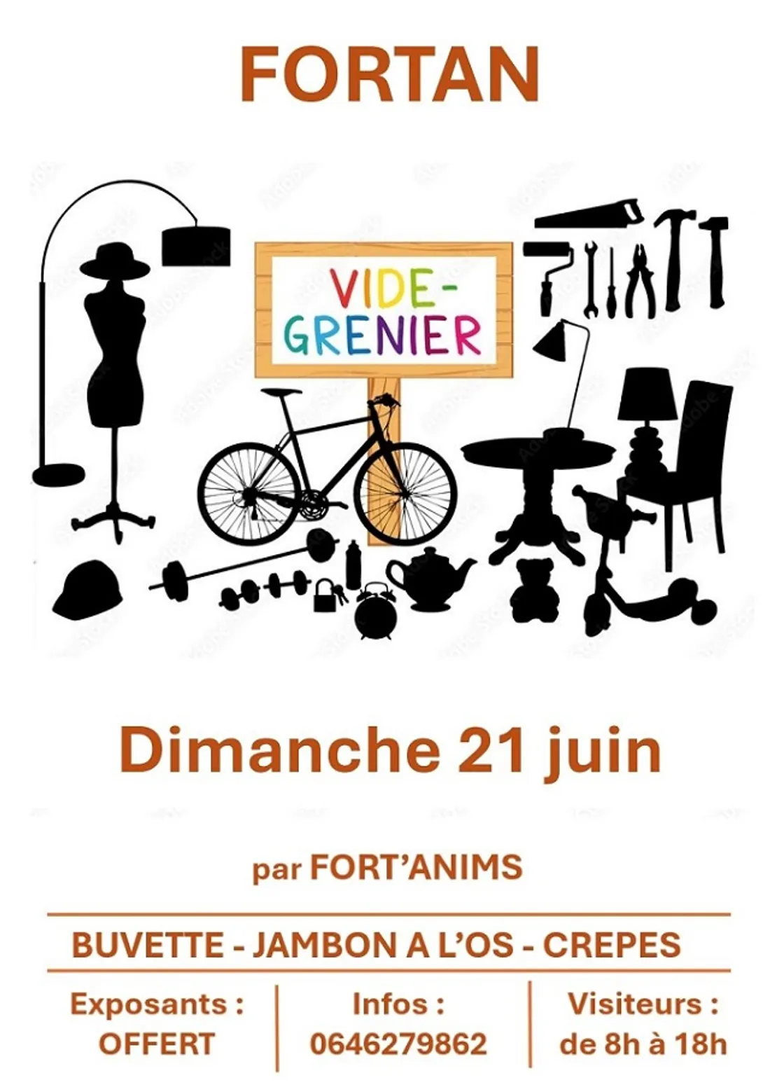 FORTAN (41) - Vide-greniers de Fort'Anims