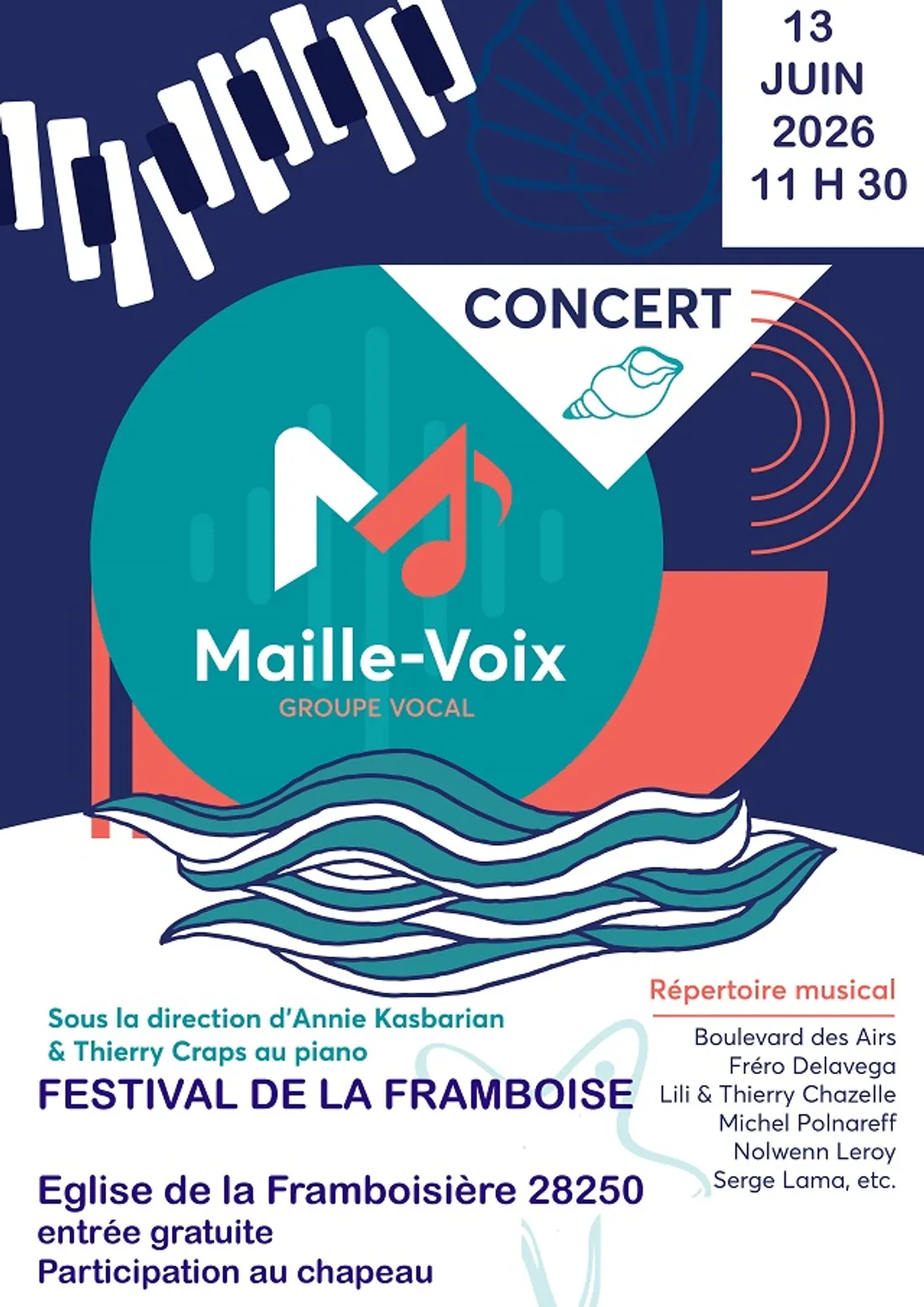 LA FRAMBOISIÈRE - Concert du groupe vocal Maille-Voix