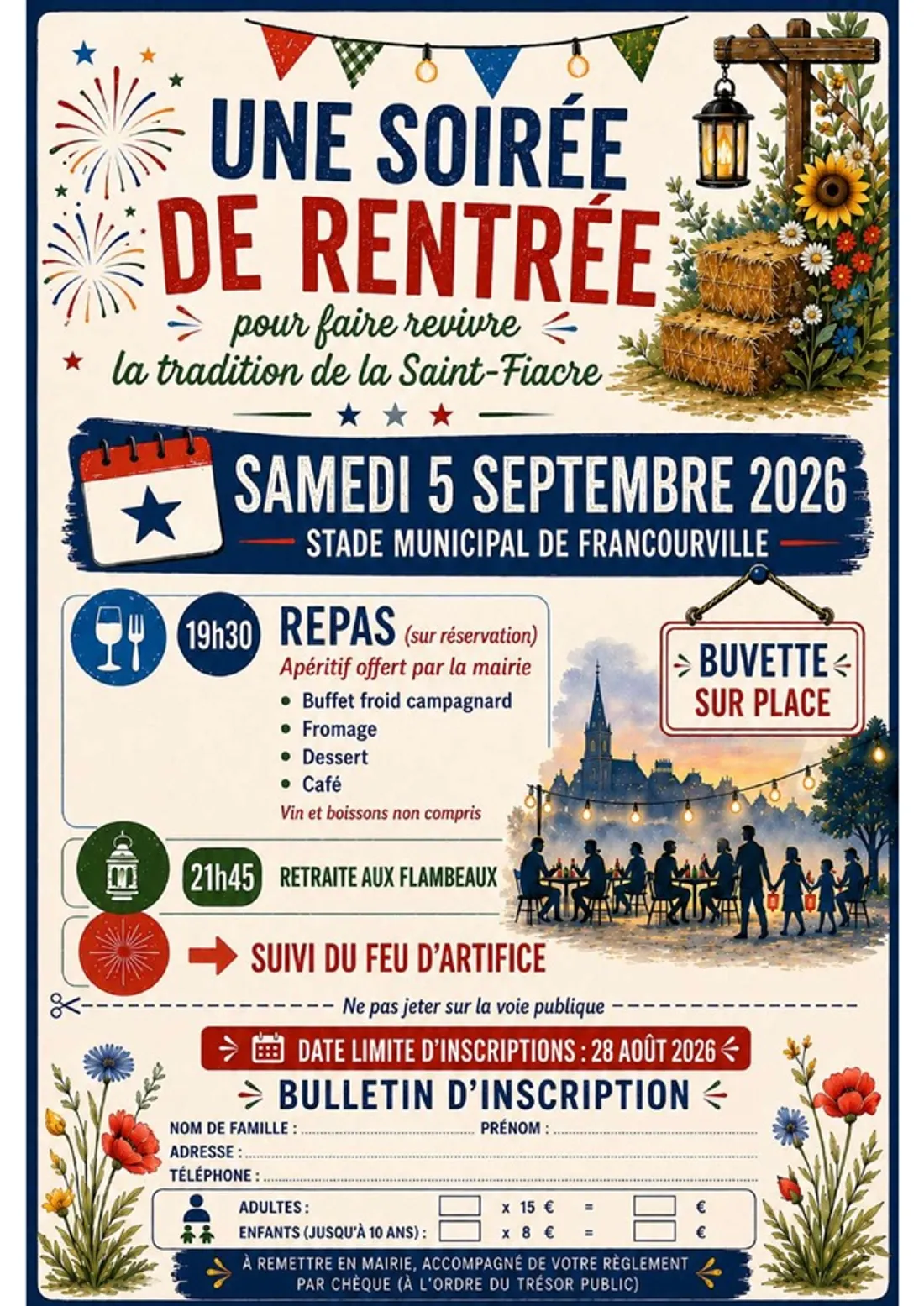 FRANCOURVILLE - Soirée de rentrée
