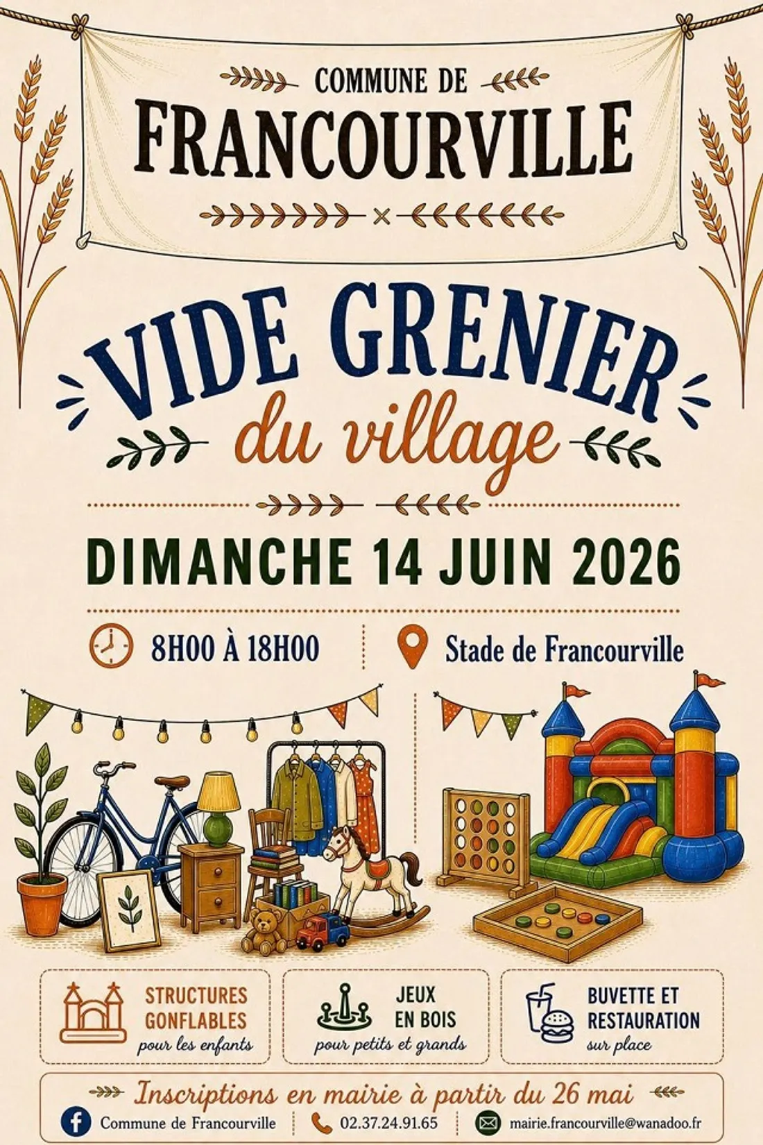 FRANCOURVILLE - Vide-greniers du village