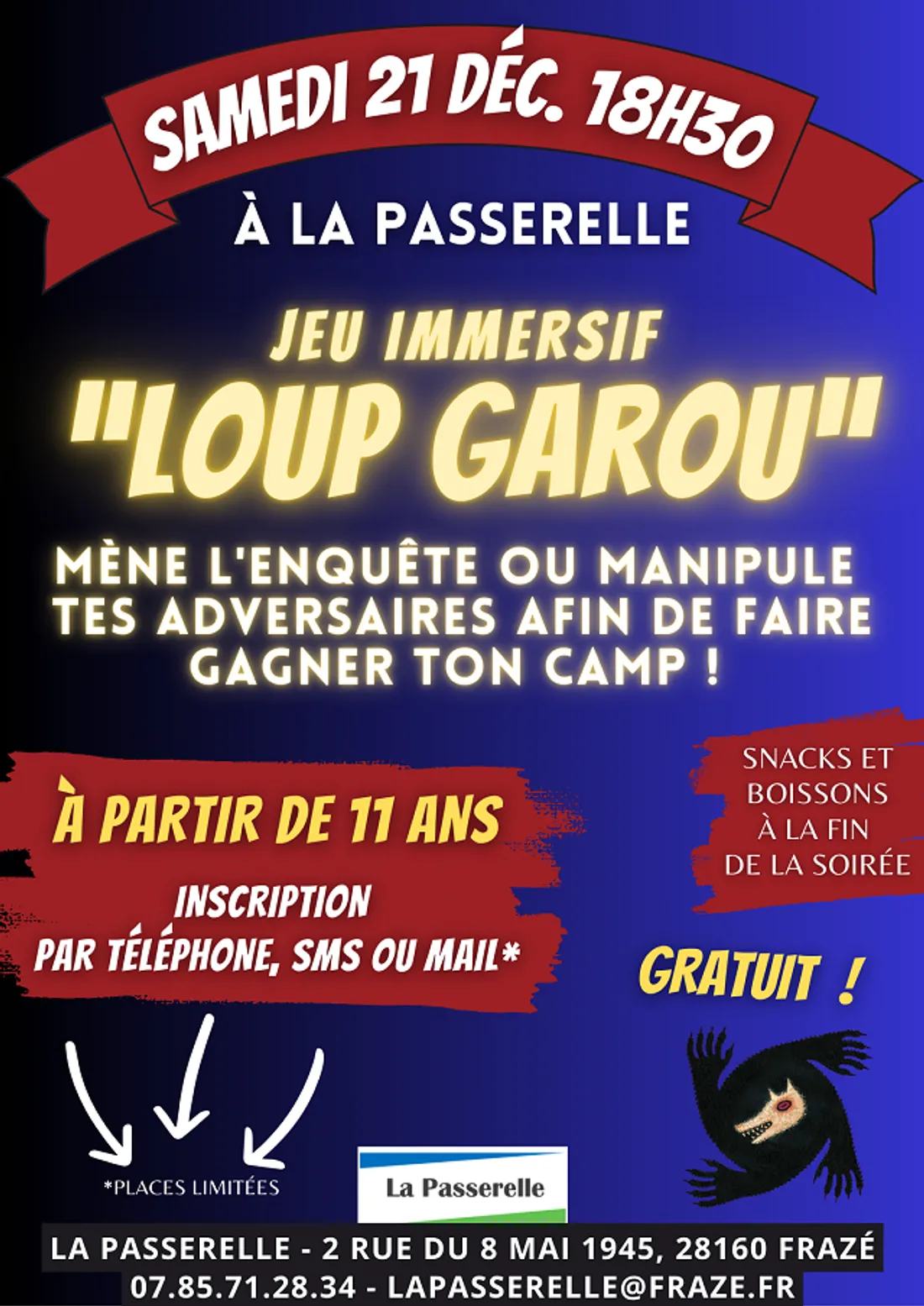 FRAZÉ - Jeu immersif : Loup Garou