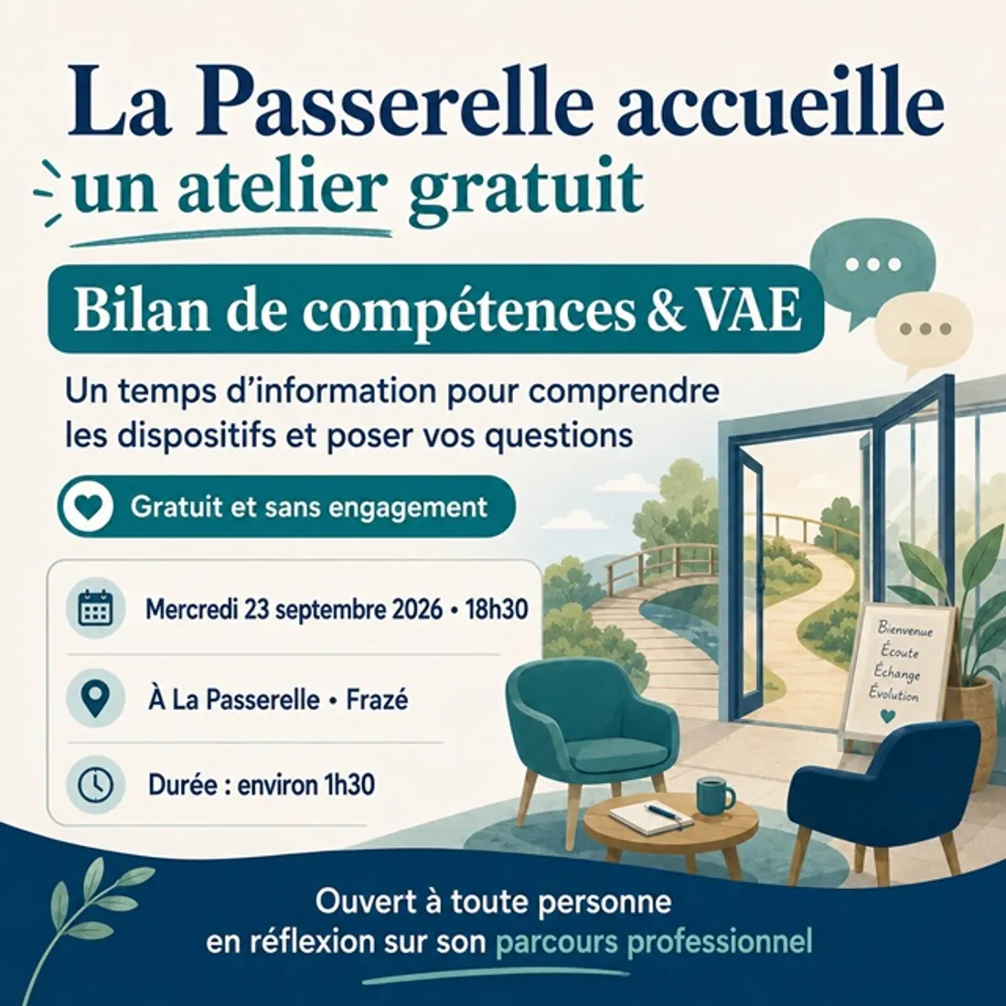 FRAZÉ - Atelier gratuit : Bilan de compétences & VAE