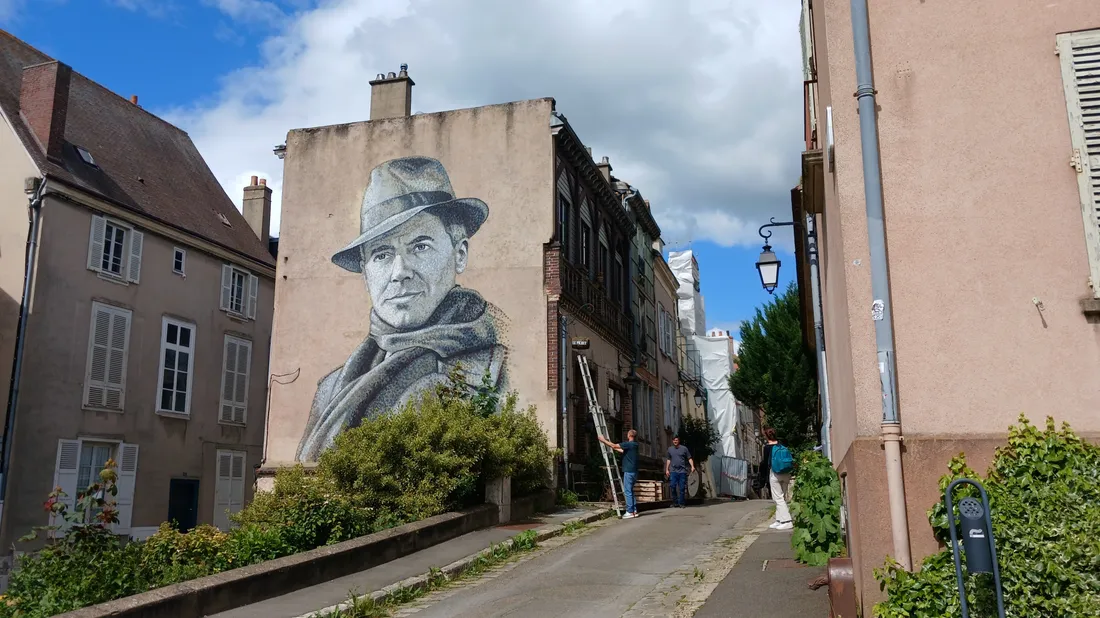 fresque murale / Jean Moulin