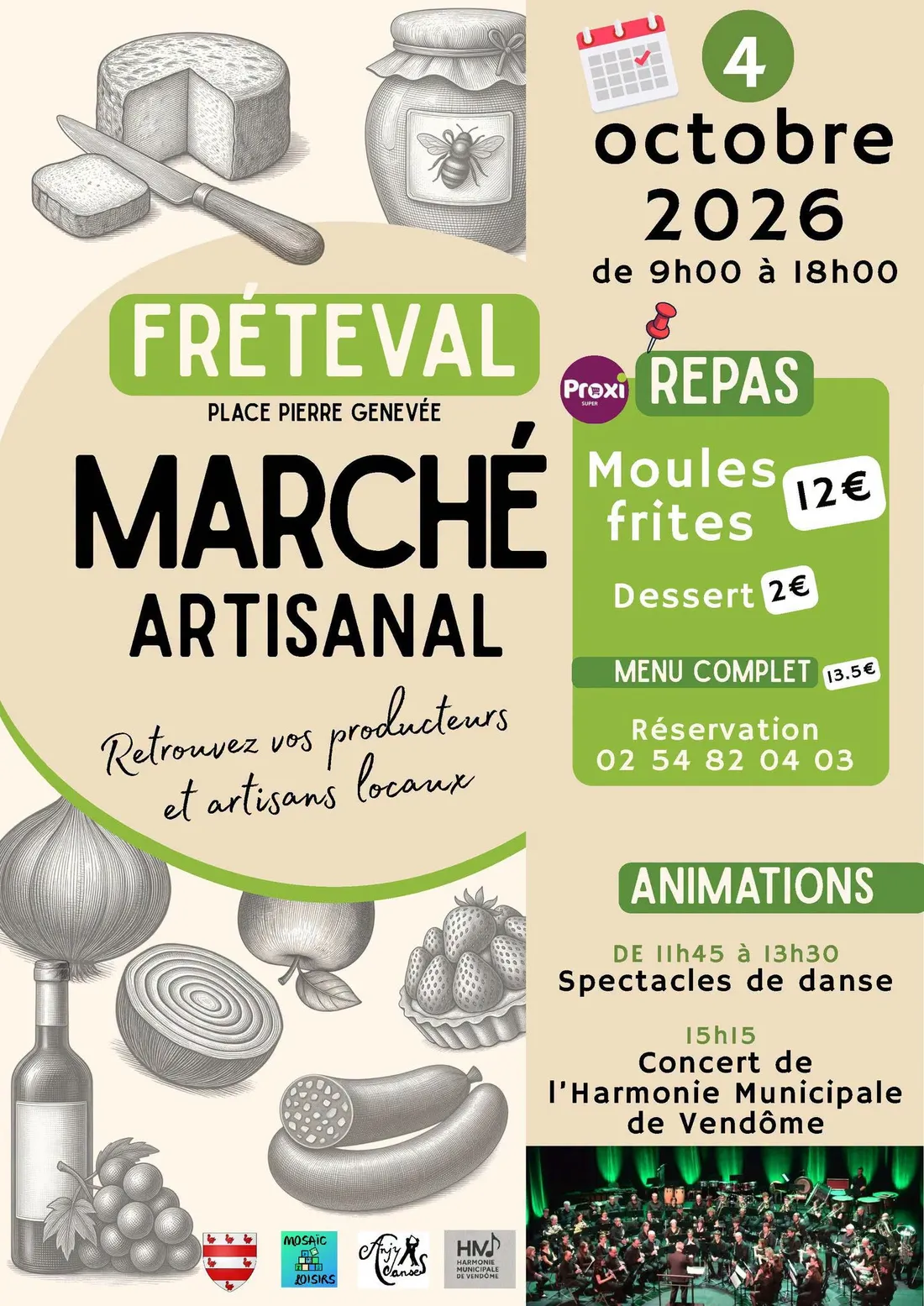 FRÉTEVAL (41) - Marché artisanal