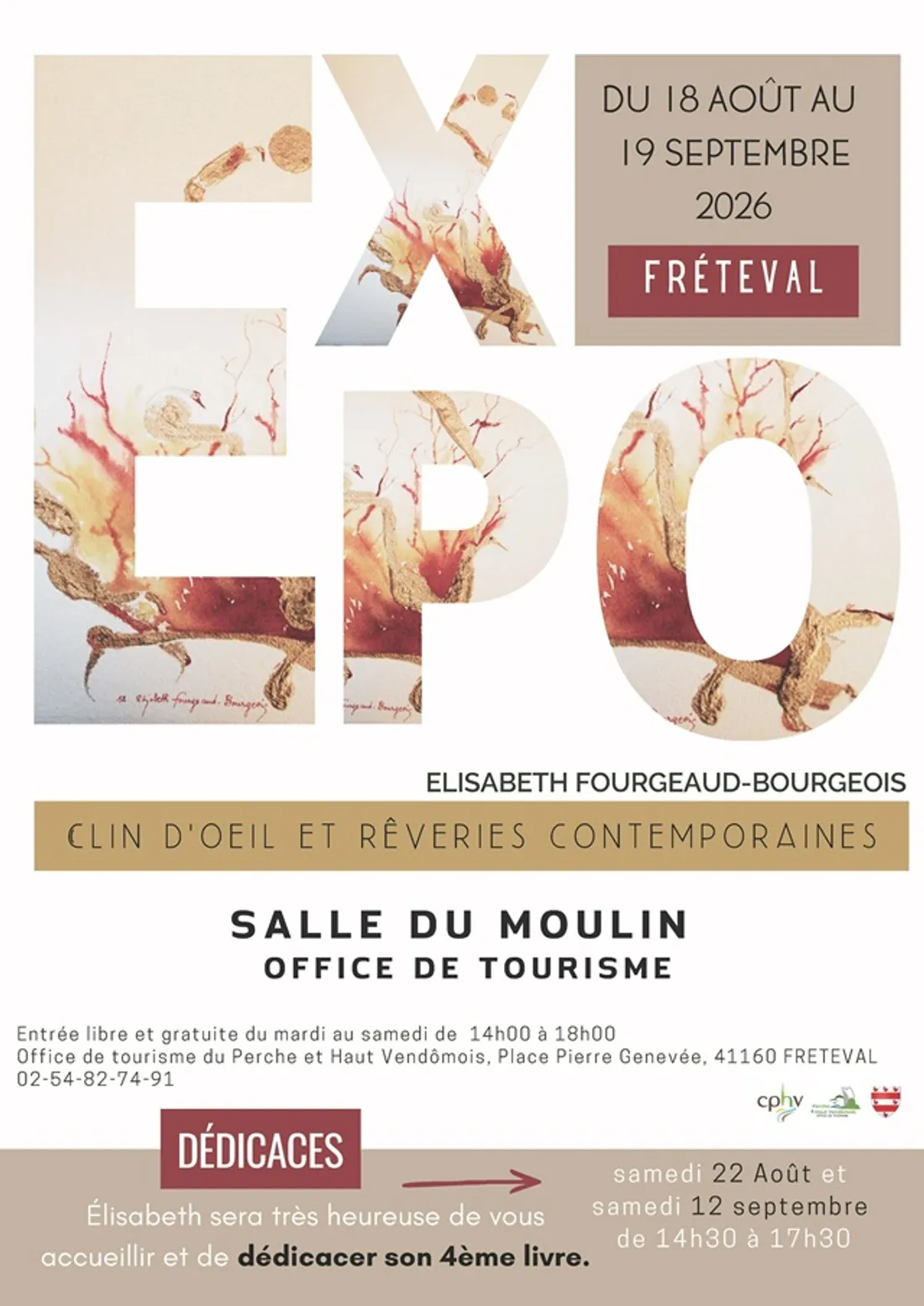 FRÉTEVAL (41) - Exposition : Clin d’œil et rêveries contemporaines