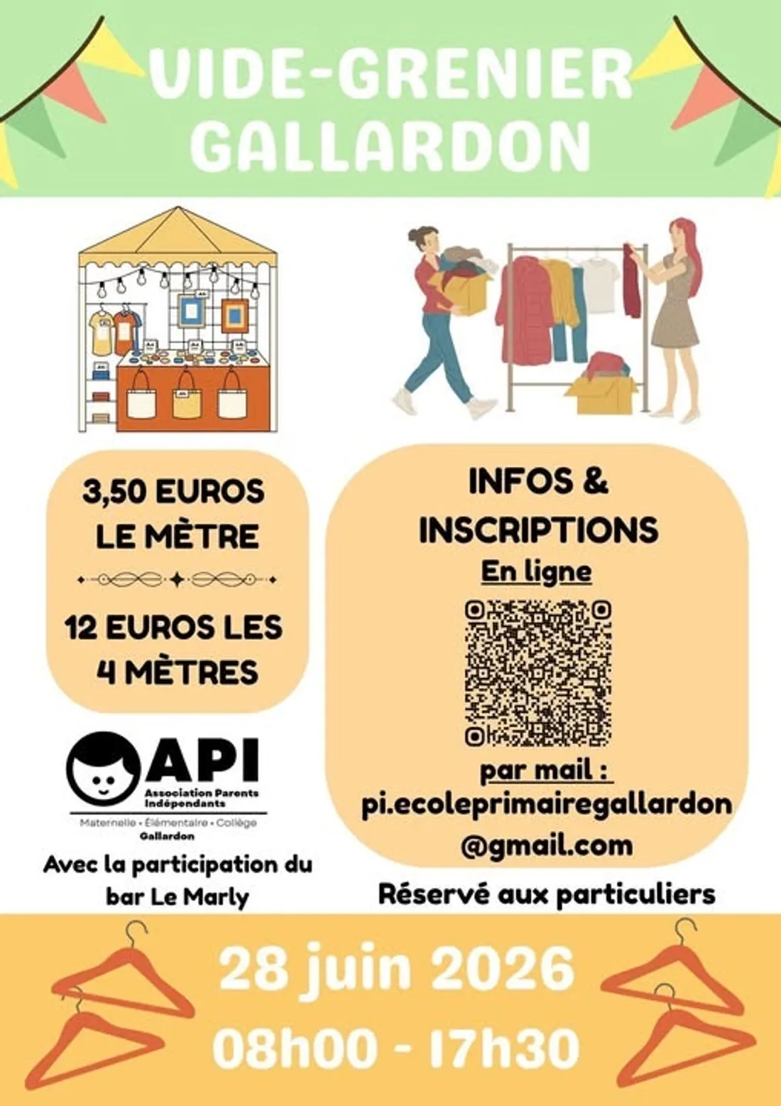 GALLARDON – Vide-greniers de l'API