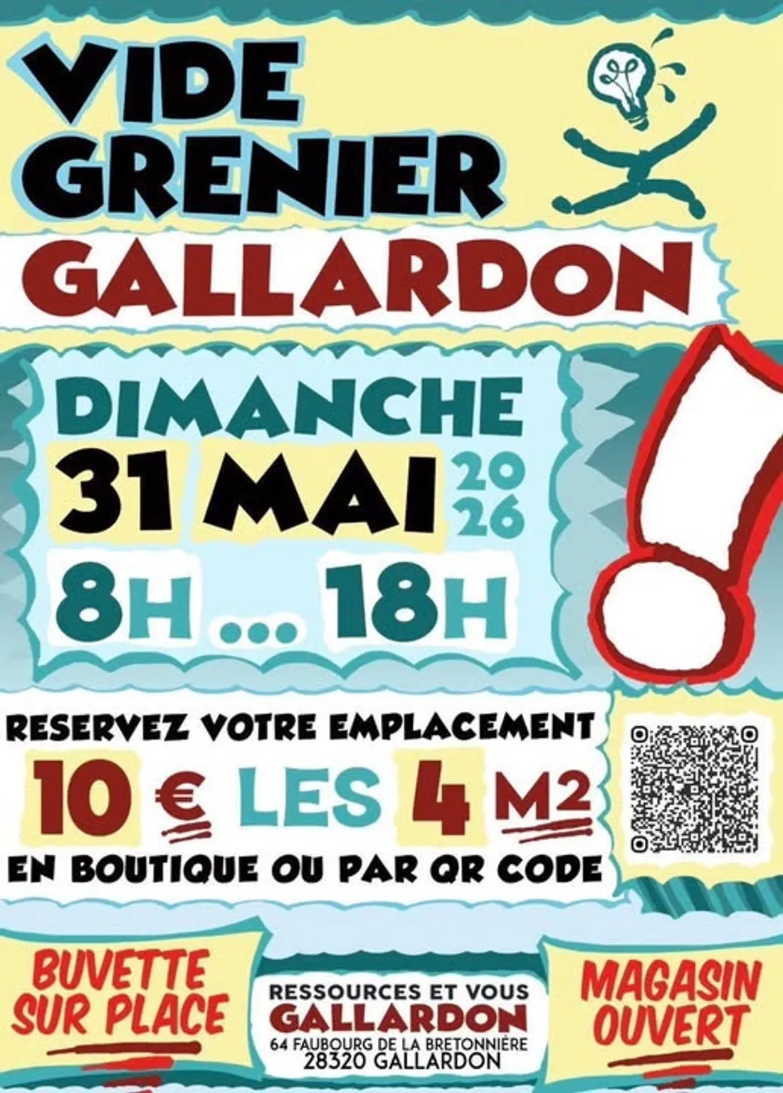 GALLARDON - Vide-greniers de la Ressourcerie