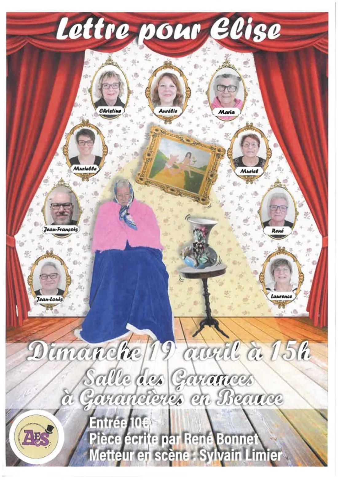 GARANCIÈRES-EN-BEAUCE - Théâtre : Lettre pour Élise