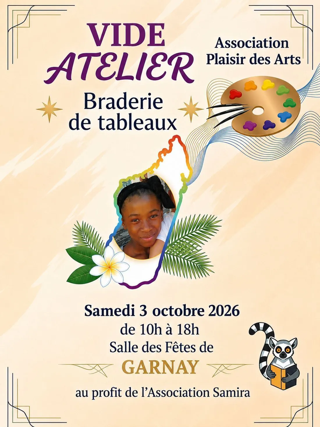 GARNAY - Vide atelier de l'Association Plaisir des Arts.