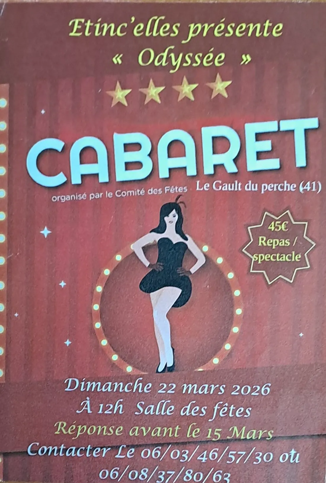 LE GAULT-DU-PERCHE (41) - Cabaret du comité des fêtes