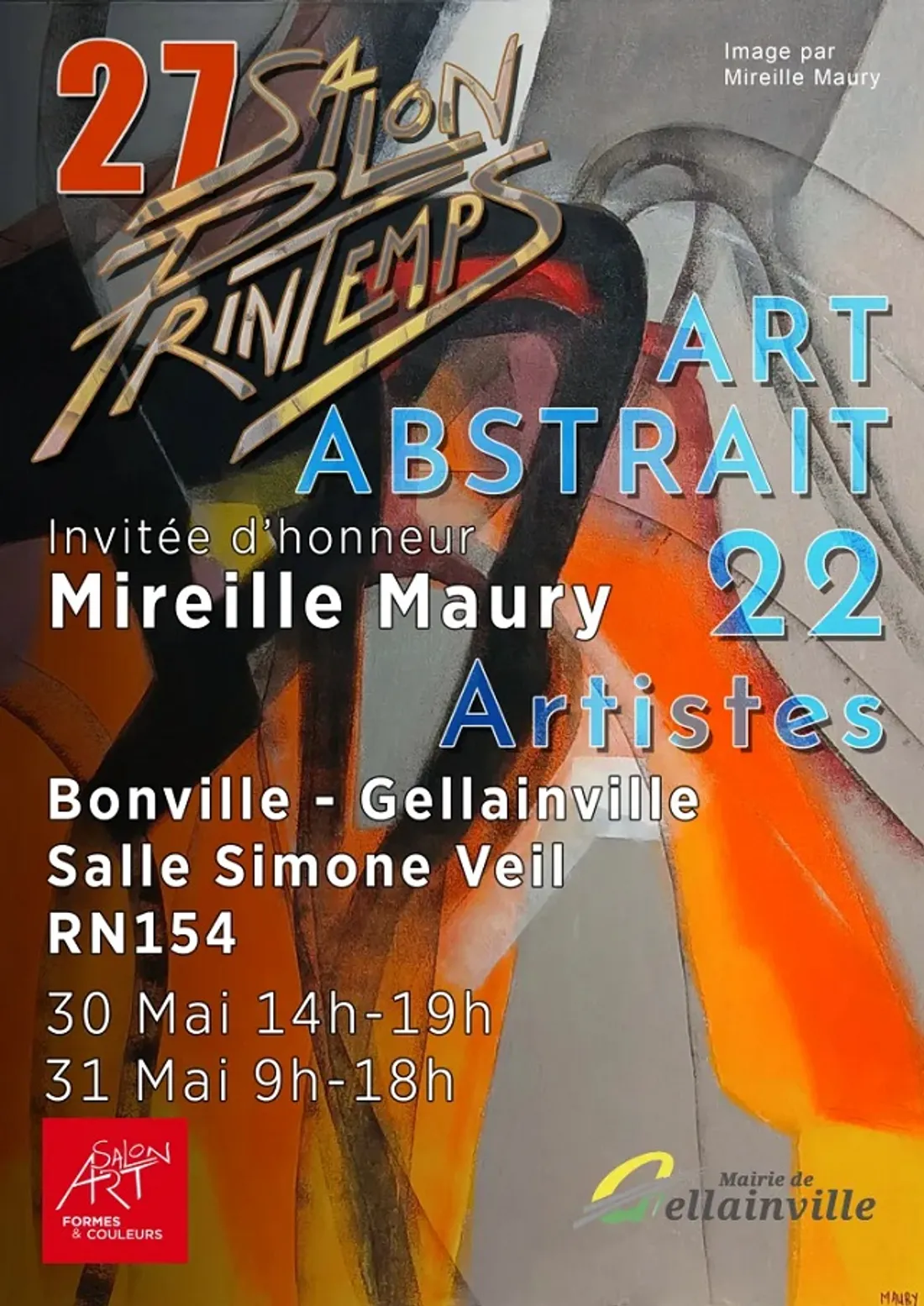GELLAINVILLE - Exposition : Art abstrait