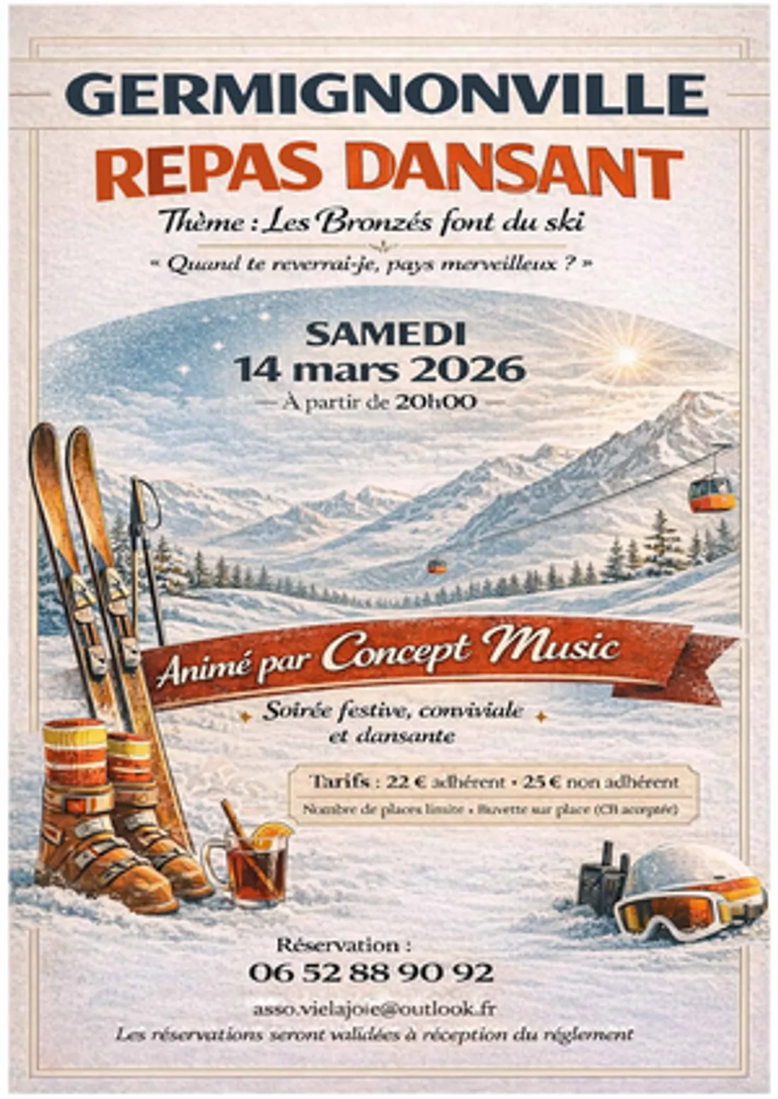 GERMIGNONVILLE - Dîner dansant de Vie la Joie