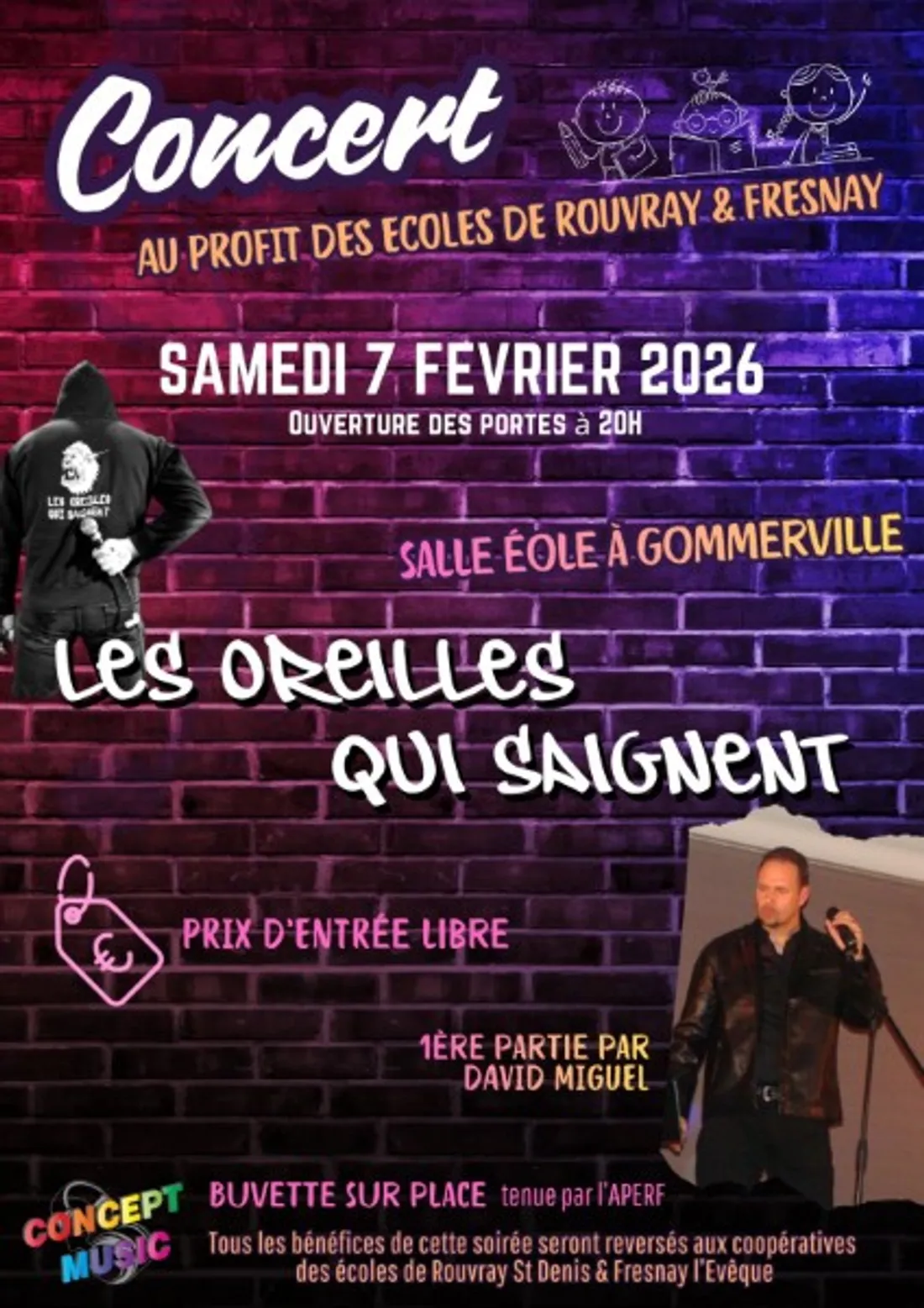 GOMMERVILLE - Concert : Les Oreilles qui Saignent