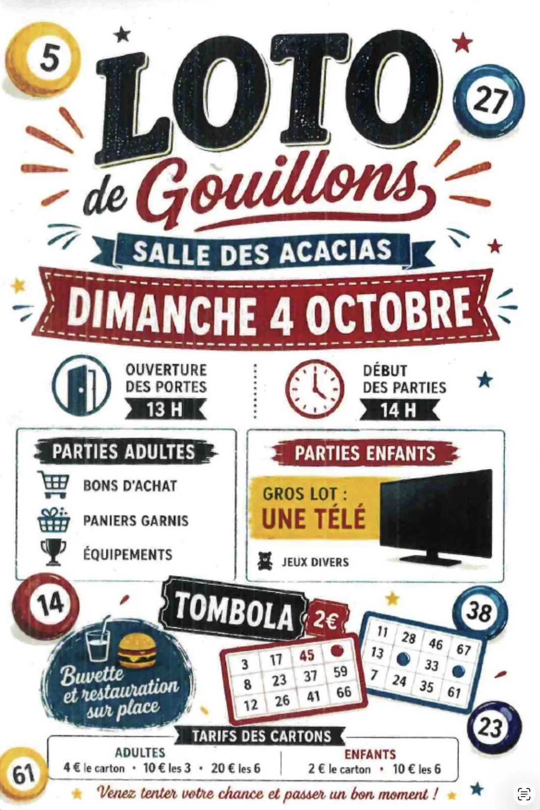 GOUILLONS - Loto de Gouillons