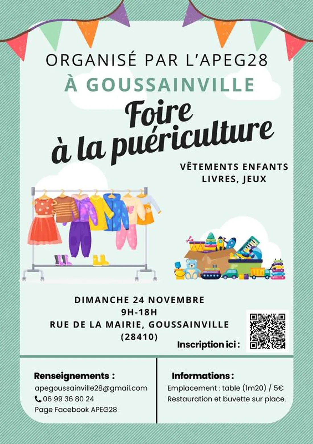 GOUSSAINVILLE - Foire à la puériculture