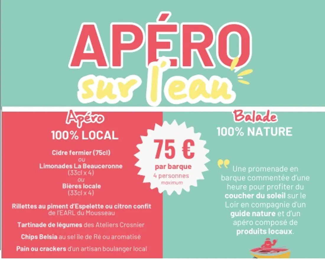 CLOYES-SUR-LE-LOIR - Apéro sur l'eau