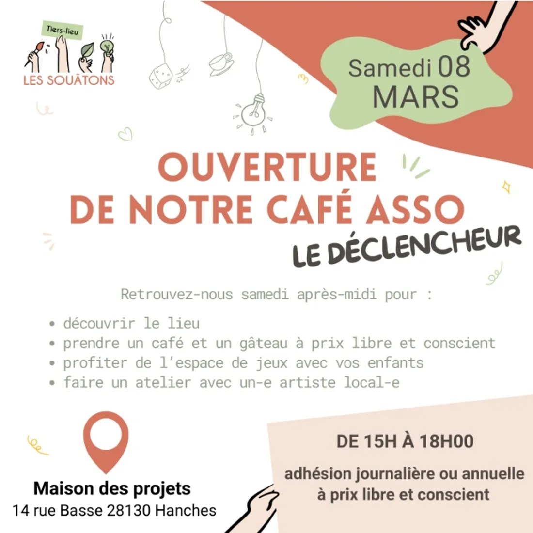 HANCHES - Ouverture du café associatif Le Déclencheur