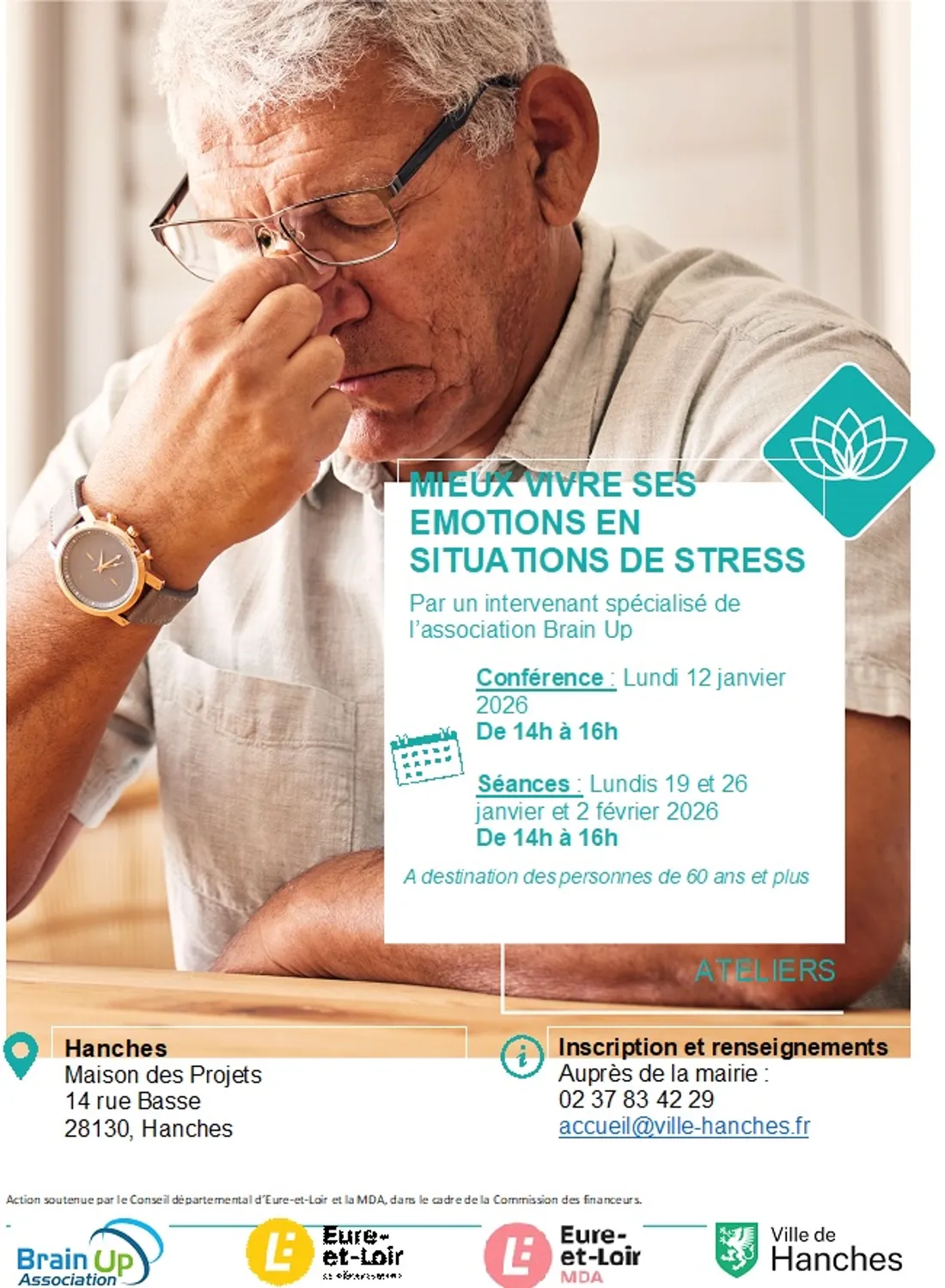 HANCHES - Conférence : Mieux vivre ses émotions en situations de stress