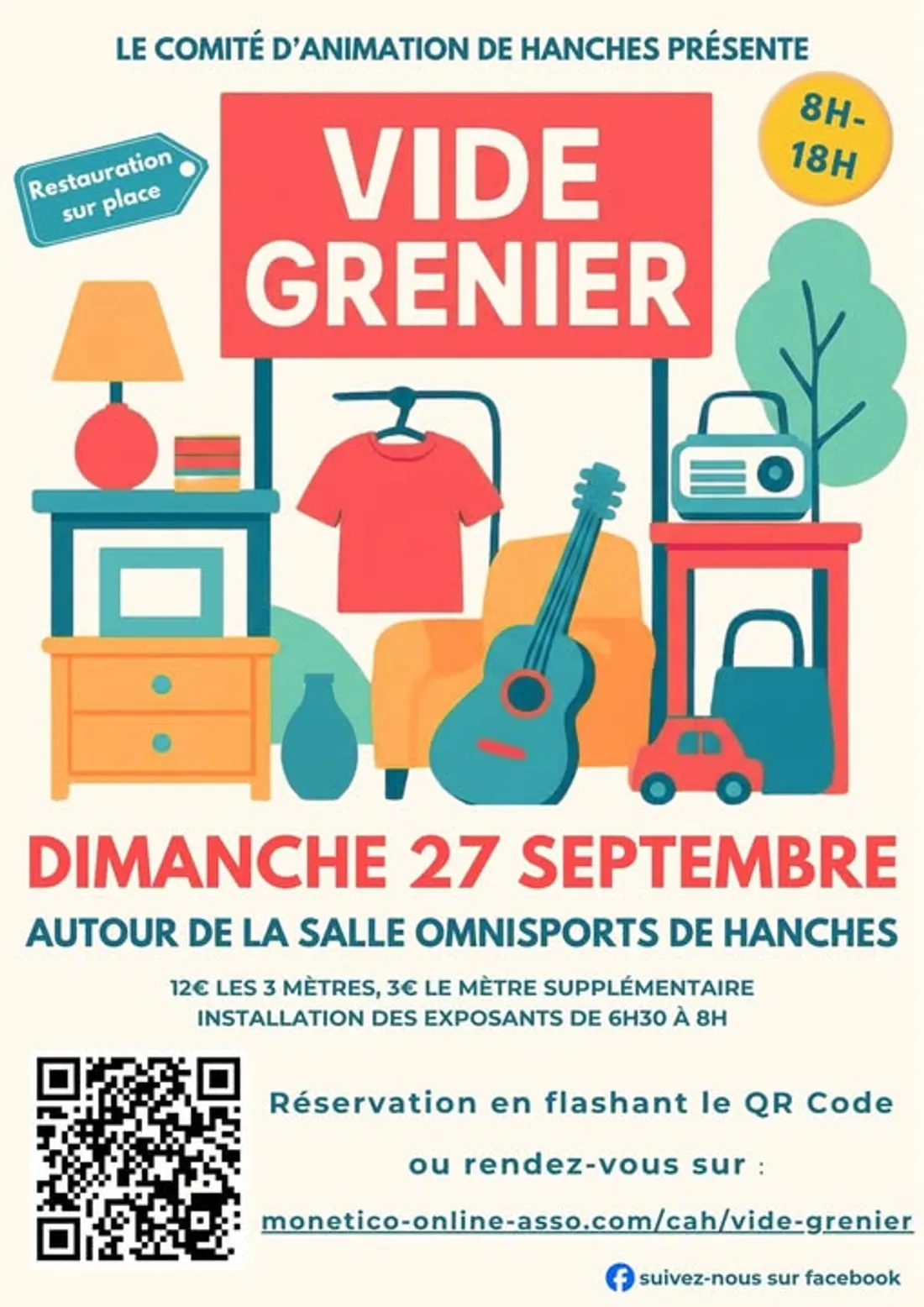 HANCHES - Vide-greniers du comité d'animation