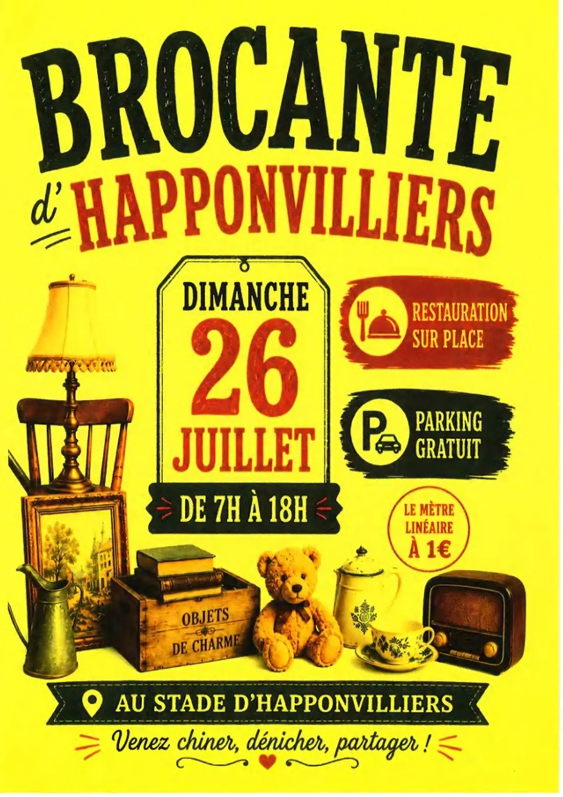 HAPPONVILLIERS - Brocante