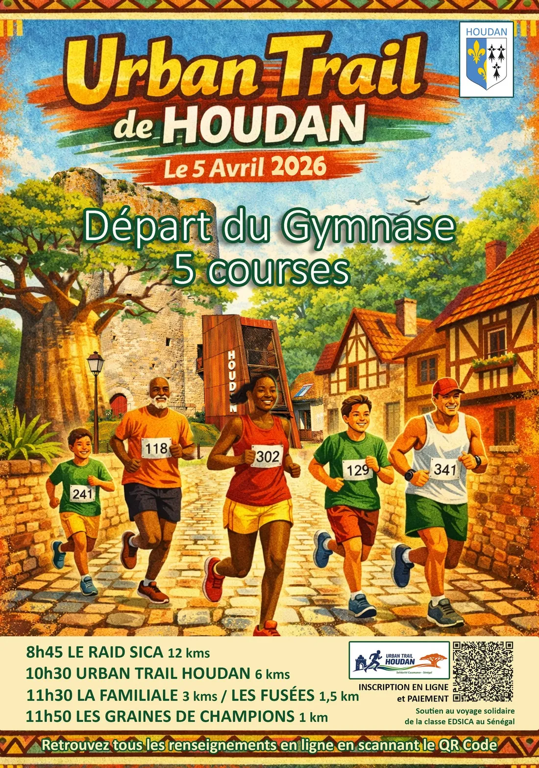 HOUDAN (78) - Trail urbain