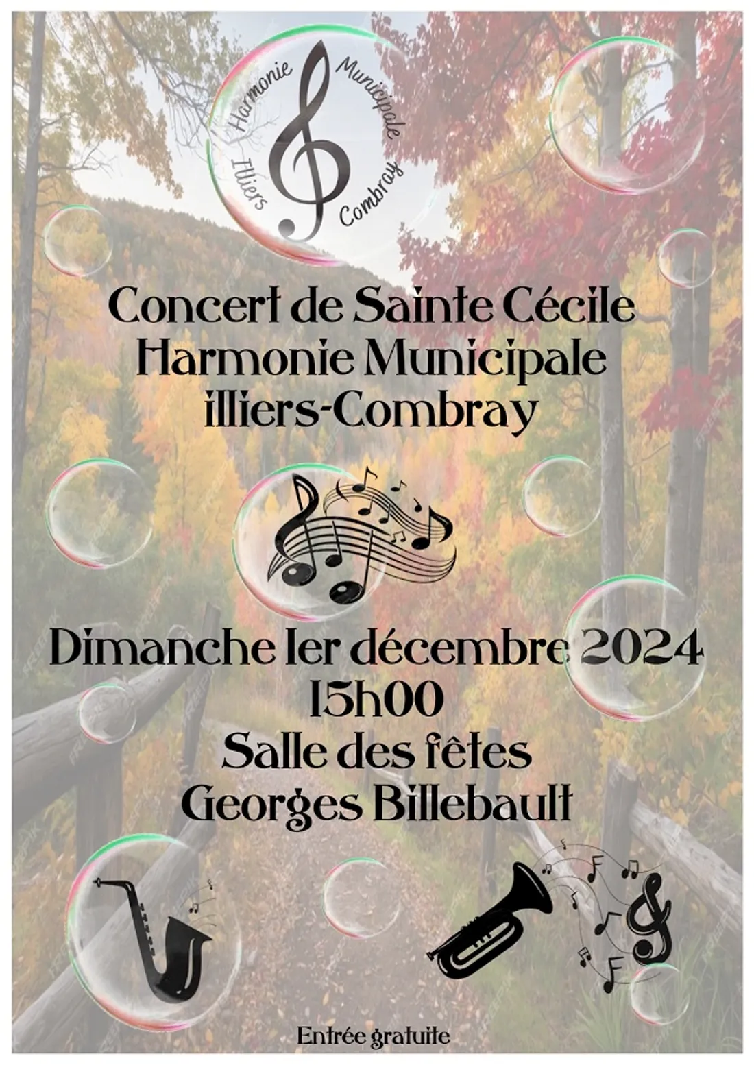 ILLIERS-COMBRAY - Concert de Sainte-Cécile de l'Harmonie