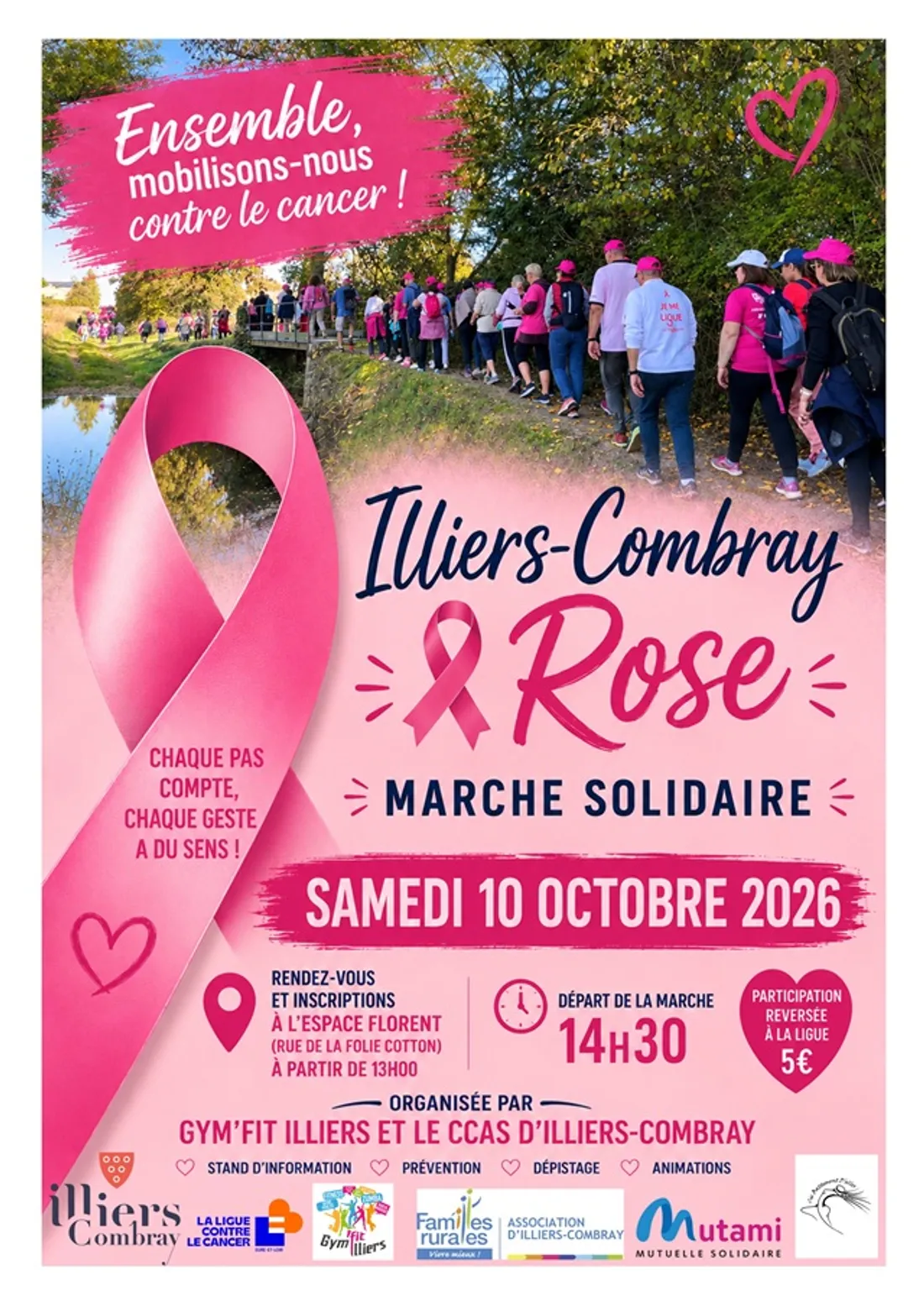 ILLIERS-COMBRAY - Octobre Rose : marche solidaire