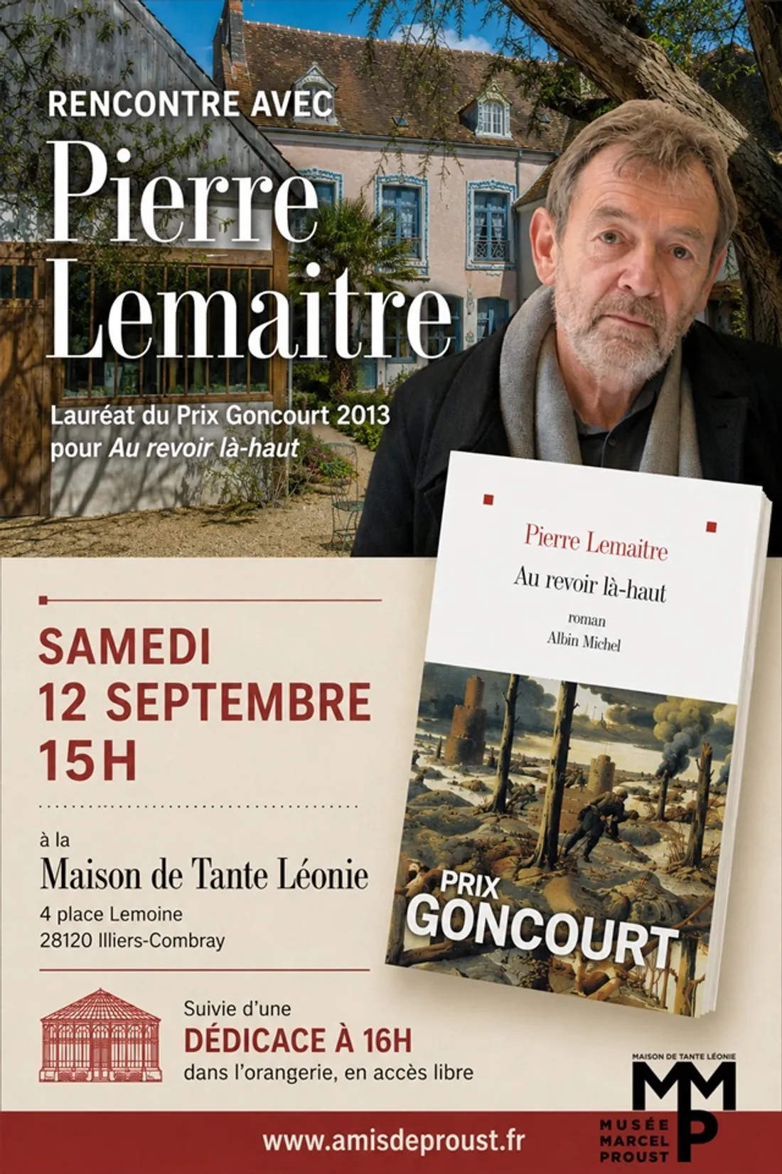 ILLIERS-COMBRAY - Rencontre : Pierre Lemaitre, prix Goncourt