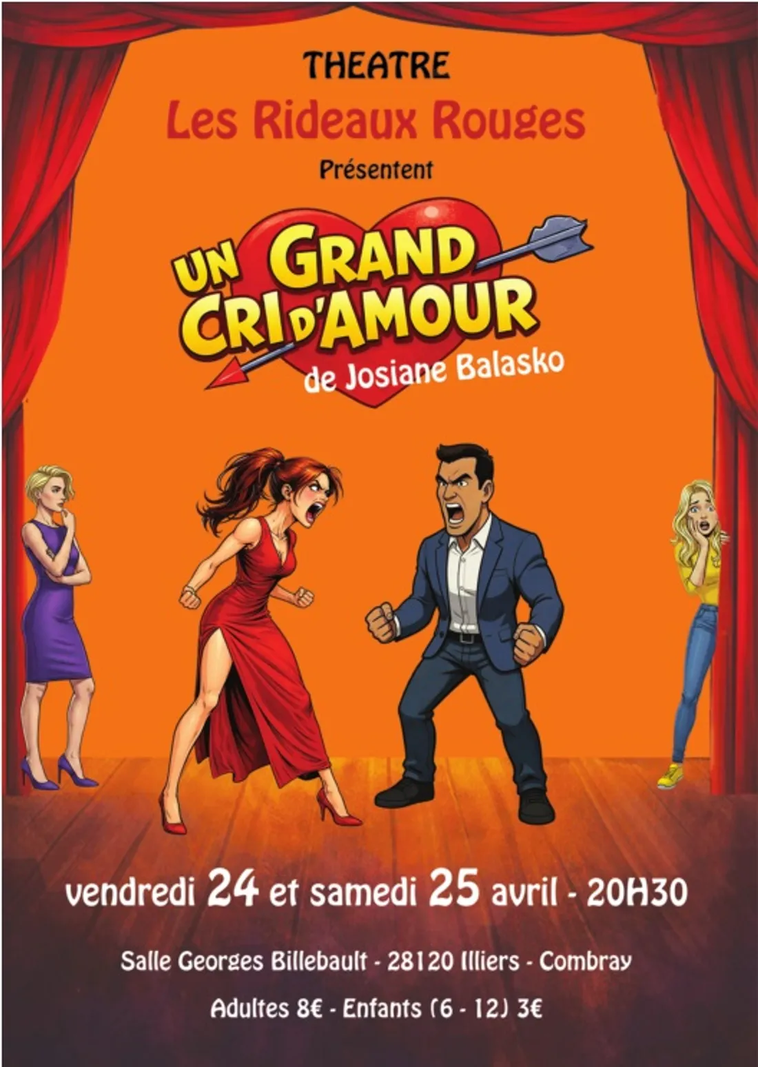 ILLIERS-COMBRAY - Théâtre : Un grand cri d'amour