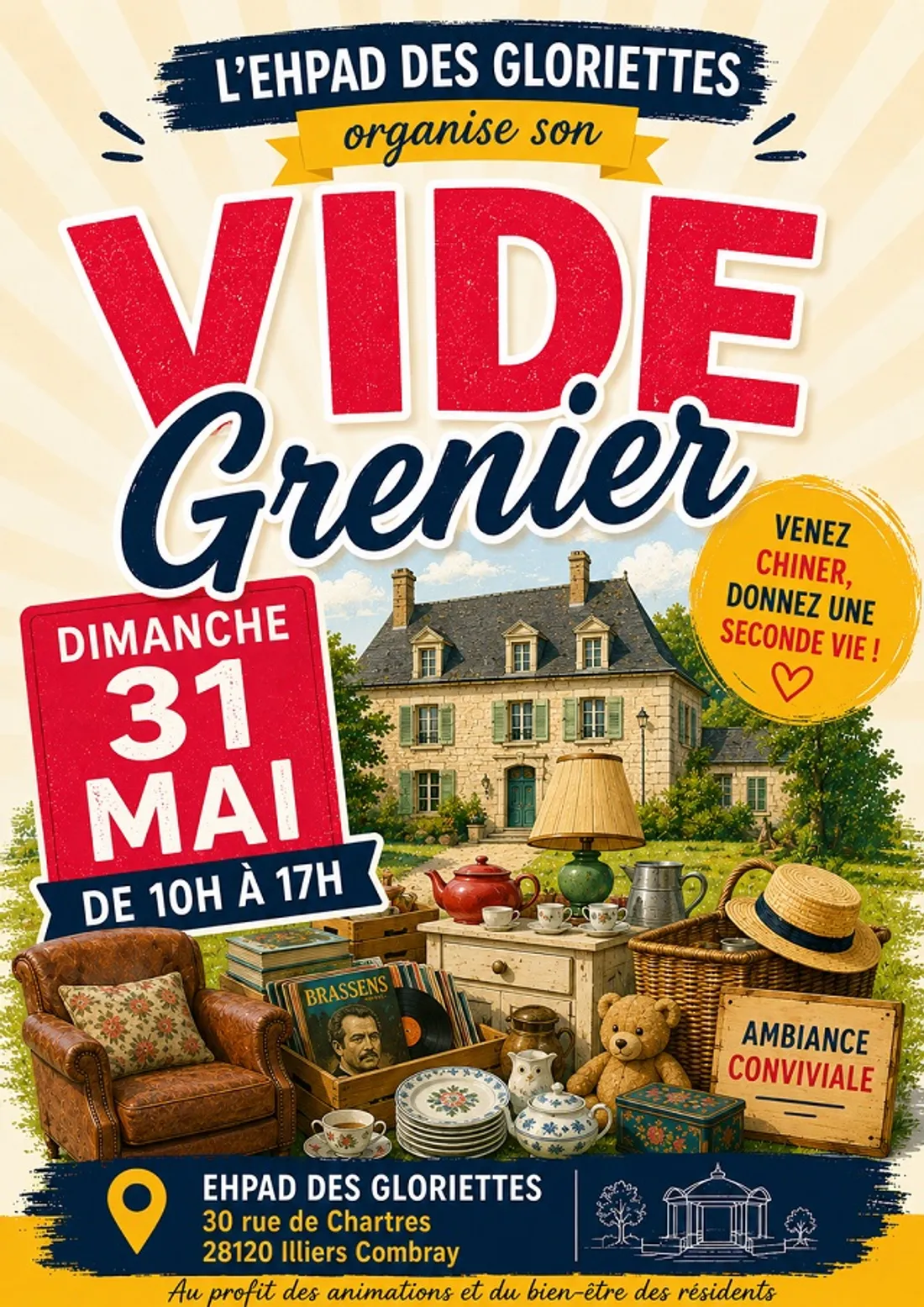 ILLIERS-COMBRAY - Vide-greniers de l'Ehpad des Gloriettes