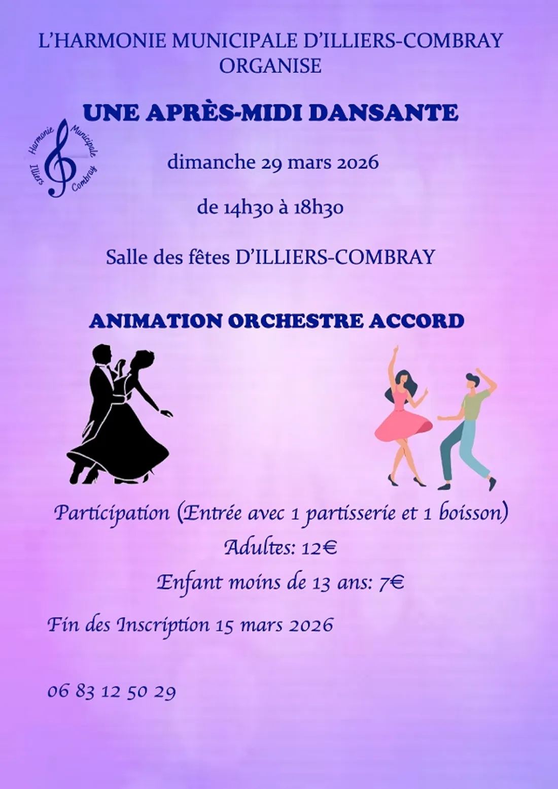 ILLIERS-COMBRAY - Après-midi dansant de l'Harmonie municipale